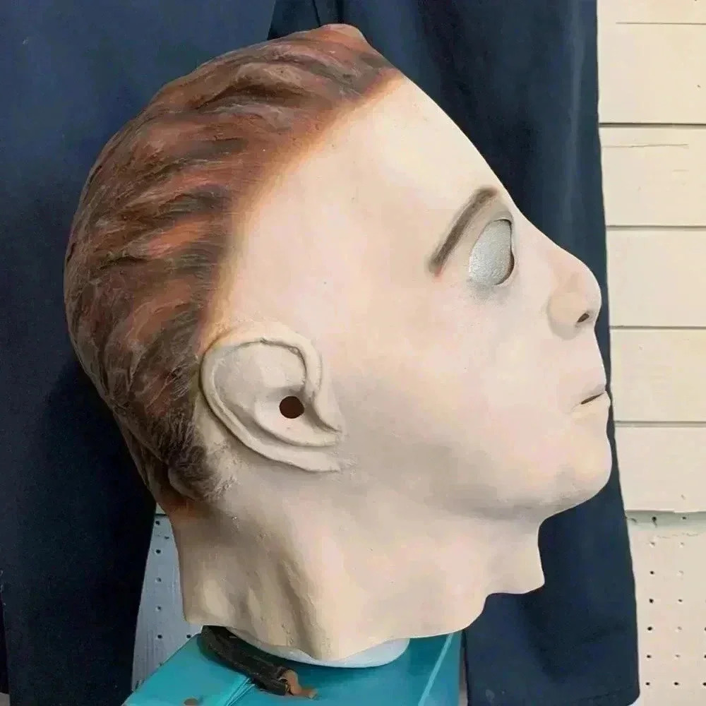 Instant Michael Myers Halloween Costume or Prop Decor Mask & Dickies Coveralls - Picture 3 of 14